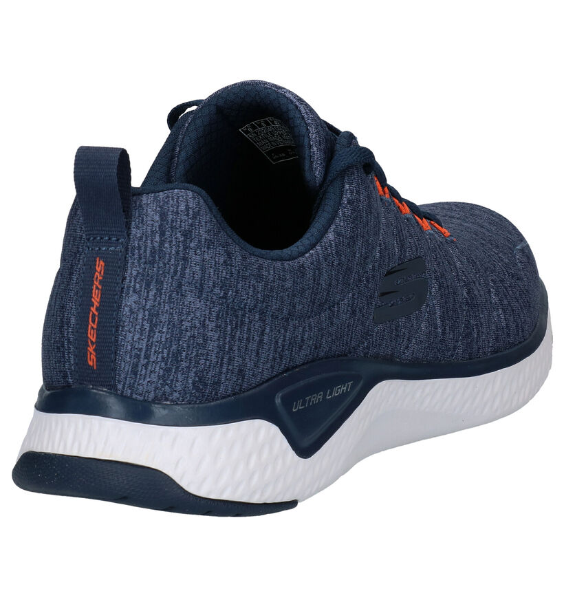 Skechers Solar Fuse Motion Sensor Blauwe Sneakers in stof (279360)