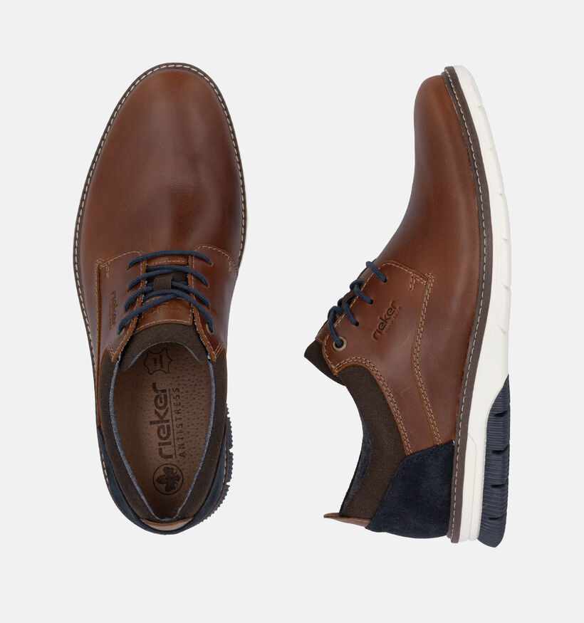 Rieker Chaussures classiques en Cognac pour hommes (351314)