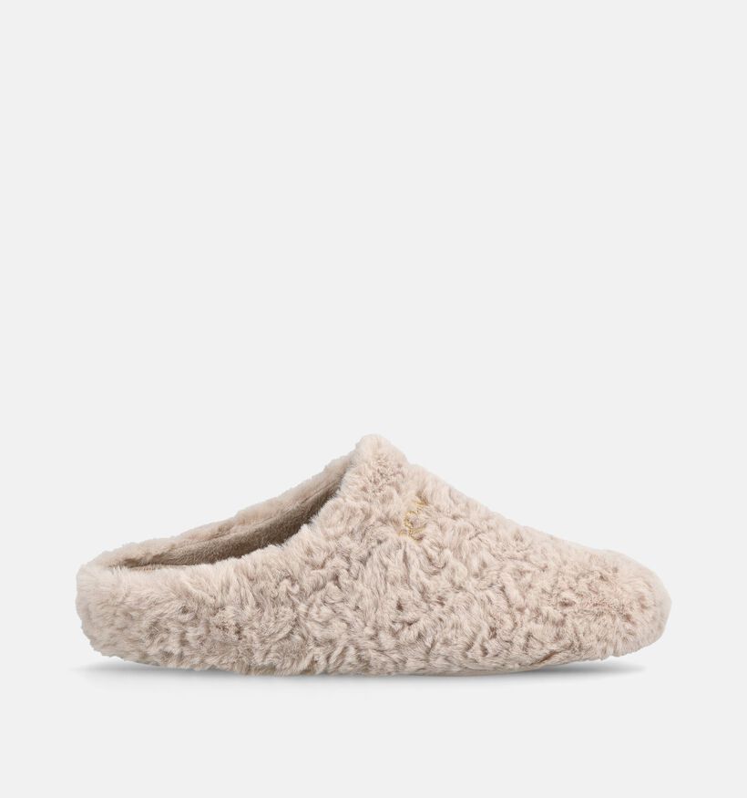 River Woods Greetje Pantoufles ouvertes en Beige pour femmes (381127) - pour semelles orthop&eacute;diques