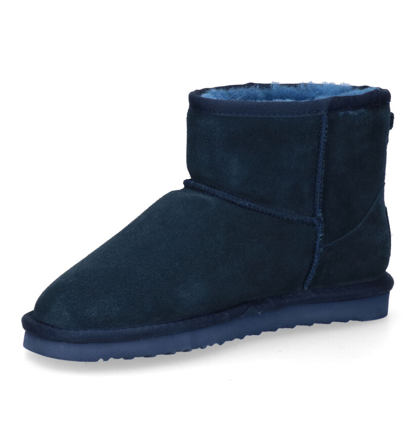 Hampton Bays Bottes de neige en Bleu foncé en daim (300086)