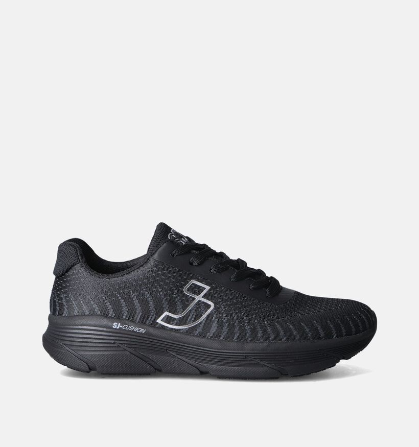 SJ Zwarte Sneakers voor heren (354032) - geschikt voor steunzolen