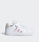 adidas Grand court 2.0 Witte Sneakers voor meisjes (350244)