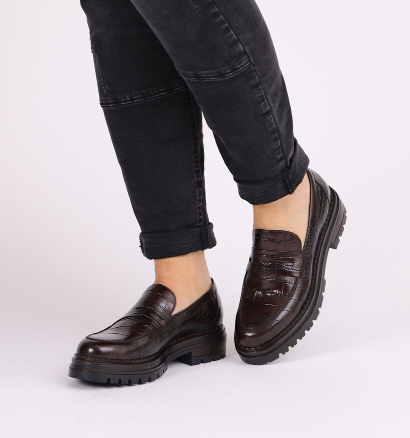 River Woods Aukje Mocassins en Brun pour femmes (298616)