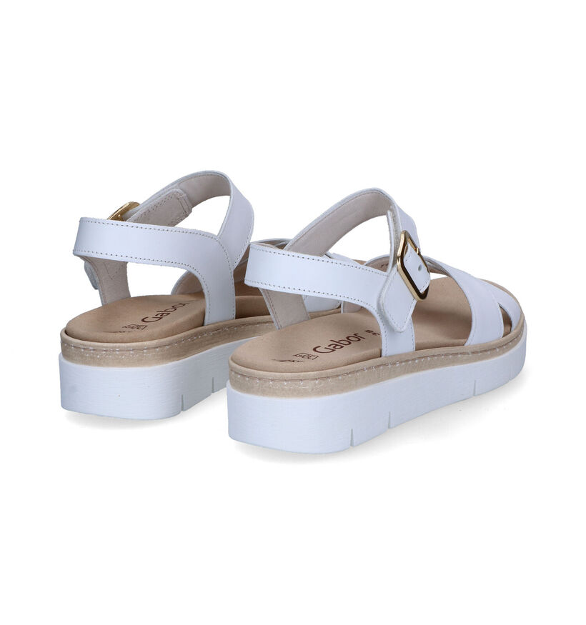 Gabor Beige Sandalen in leer (306586)