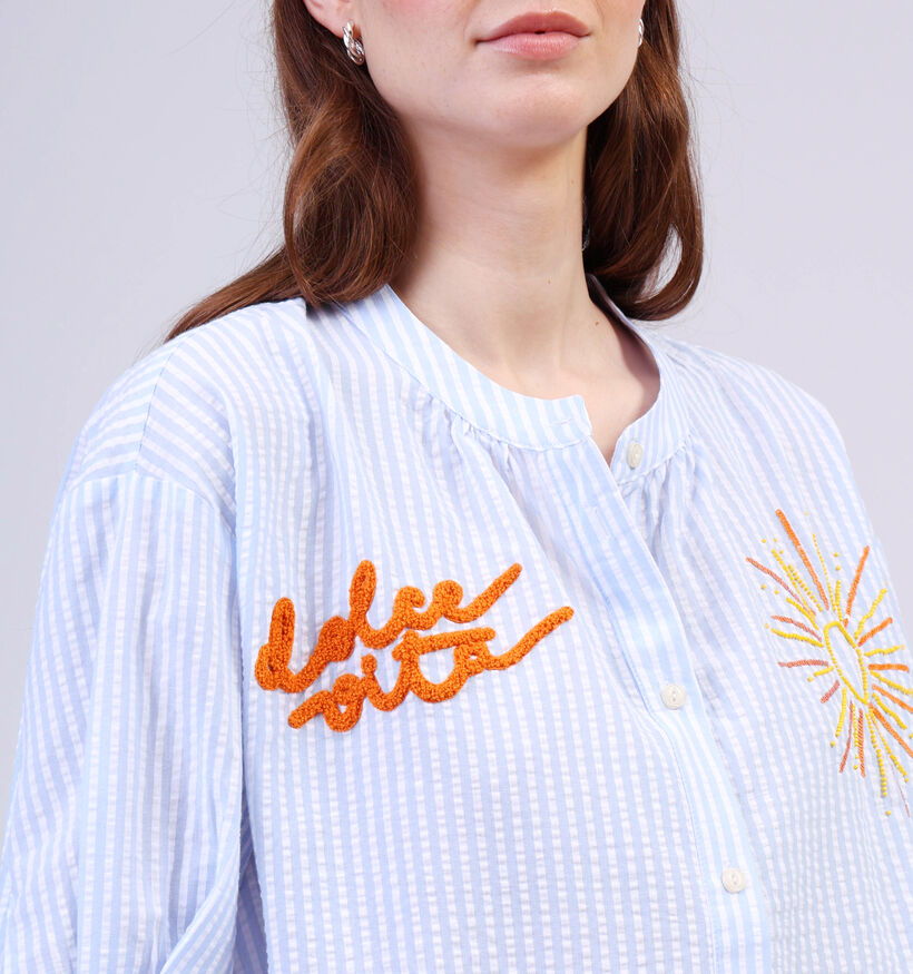 Orfeo Simone Blauwe Blouse voor dames (359279)