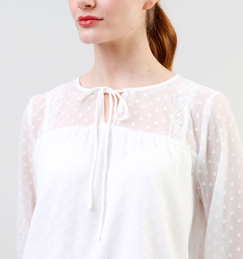 Vila Elieila Edee Witte Blouse voor dames (335444)