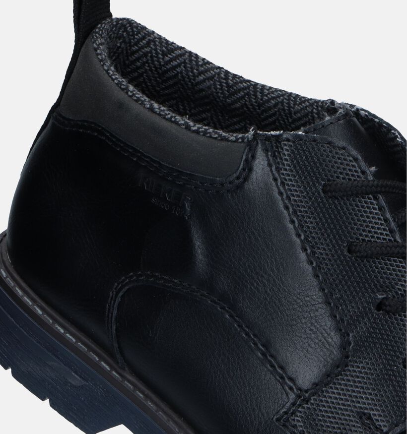 Rieker Chaussures hautes avec lacets en Noir pour hommes (331761)