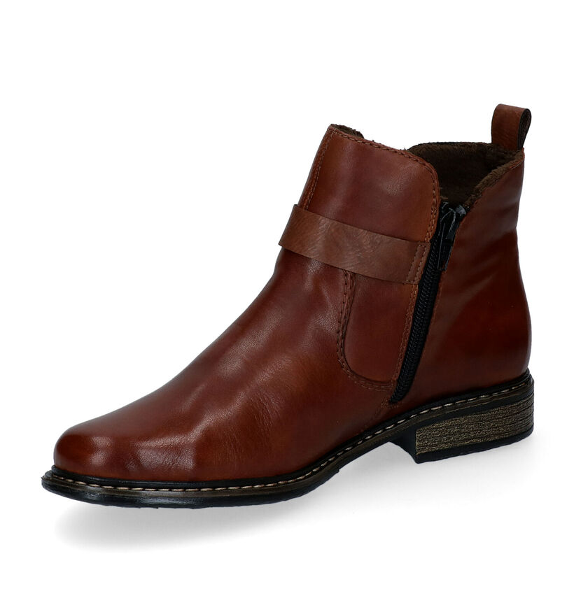 Rieker Bottines basses en Cognac pour femmes (328431)