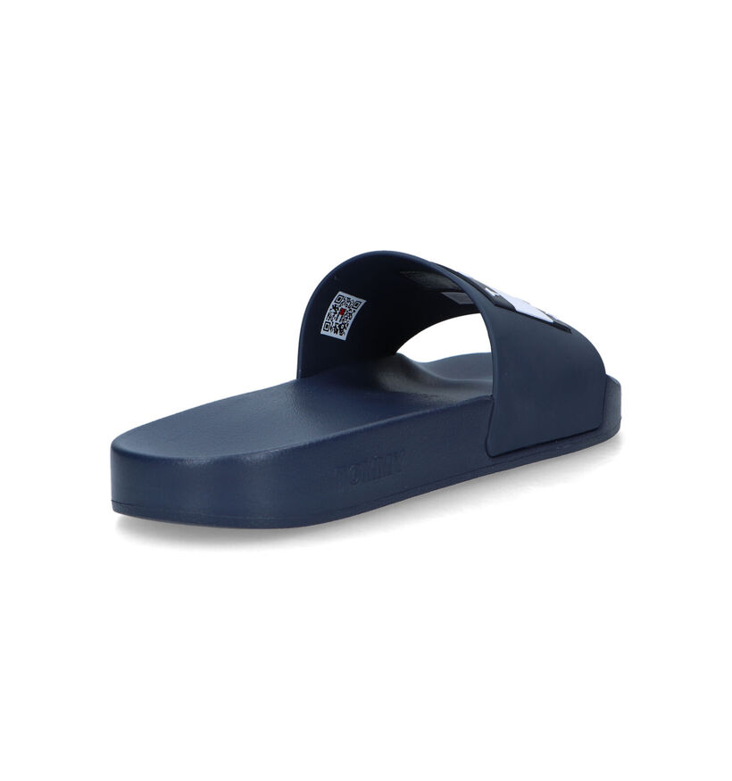 Tommy Hilfiger Jeans Zwarte Badslippers in kunststof (321204)
