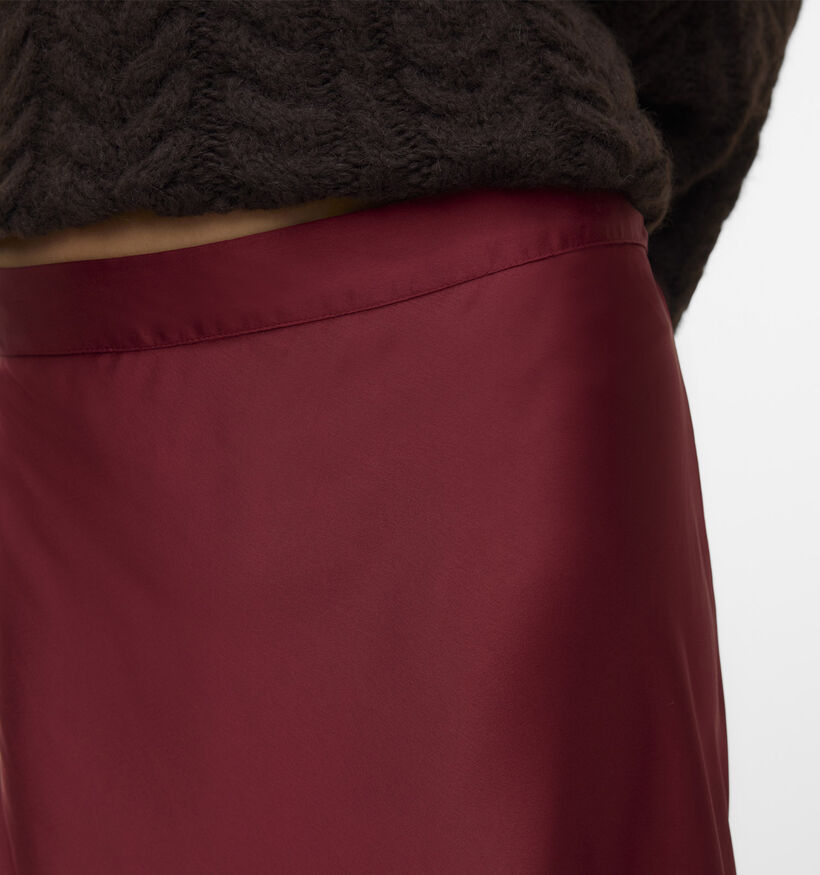 Vero Moda Goddess Jupe longue en Bordeaux pour femmes (364522)