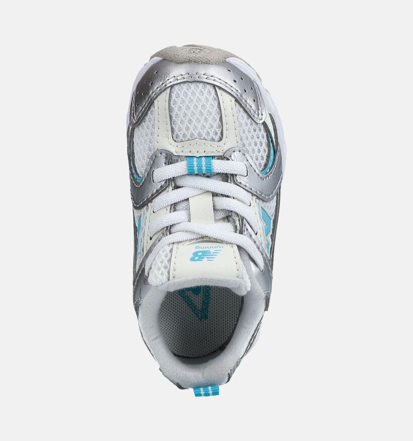 New Balance 530 Zilveren/Blauwe Sneakers voor meisjes (375213) - geschikt voor steunzolen