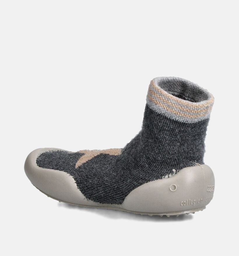 Collégien Grijze Pantoffels voor jongens, meisjes (364988) - geschikt voor steunzolen