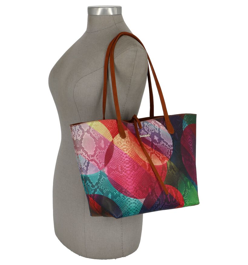 Meerkleurige Omkeerbare Bag in Bag Tas Desigual, , pdp