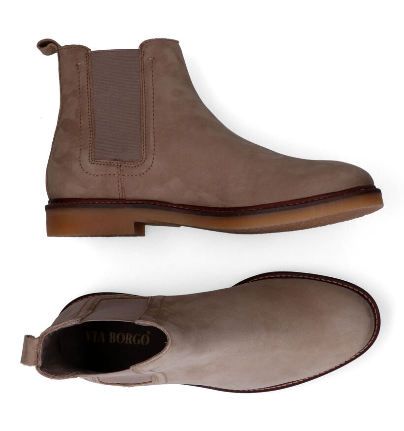 Via Borgo Halloween-31 Taupe Chelsea Boots voor heren (310533)