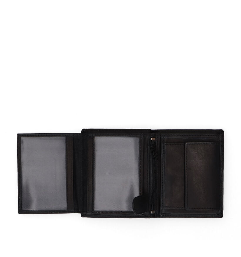 Euro-Leather Zwarte Portefeuille voor heren (353559)