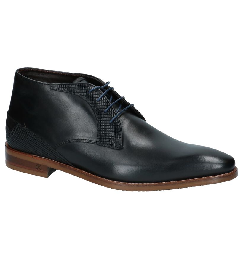 Ambiorix Chaussures hautes en Noir en cuir (231737)