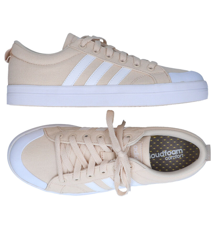 adidas Bravada Baskets en Beige pour femmes (290840) - pour semelles orthopédiques