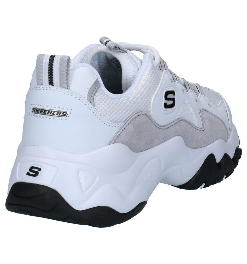 Skechers D'Lites 3.0 Zenway Baskets en Blanc en cuir (262838)