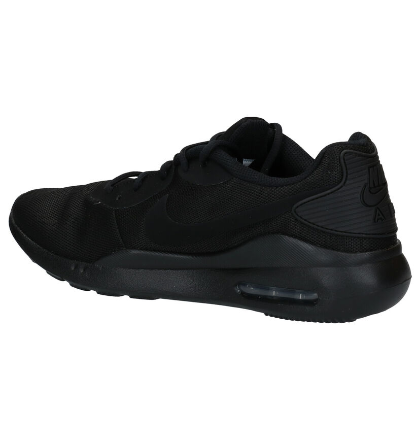 Nike Air Max Oketo Zwarte Sneakers in stof (274959)