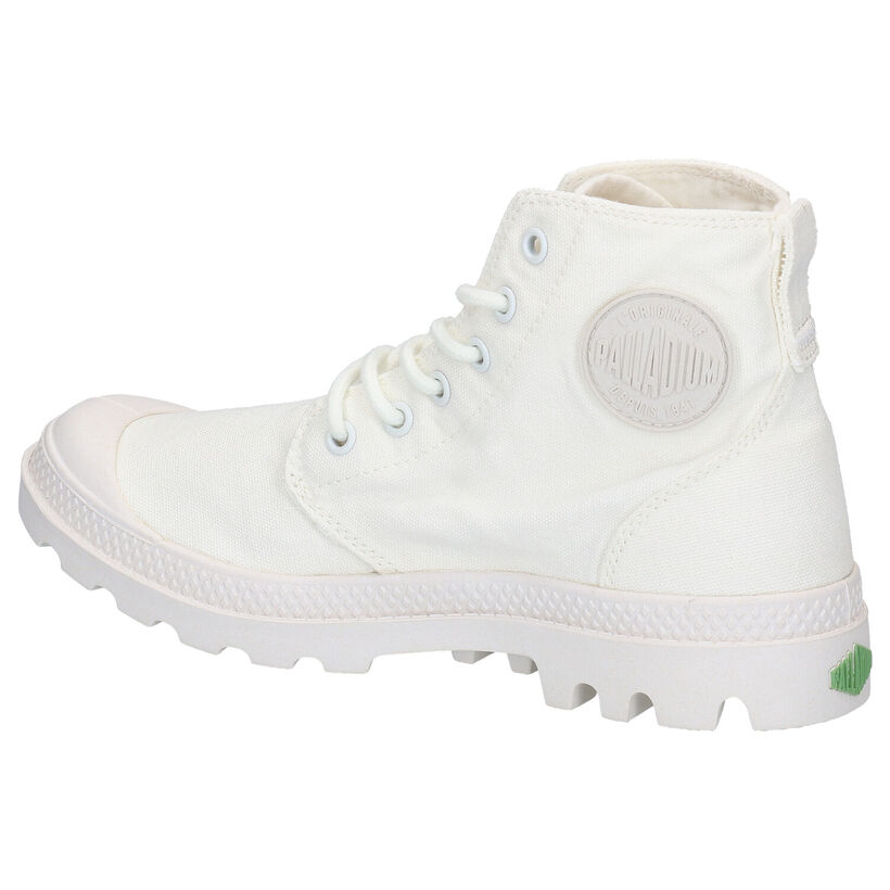 Palladium Hi Organic Kaki Boots in stof (267405)
