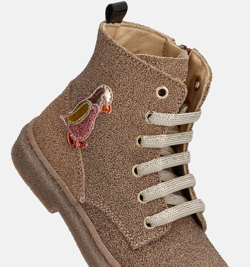 STONES and BONES Pamy Chaussures hautes en Or pour filles (362026) - pour semelles orthopédiques
