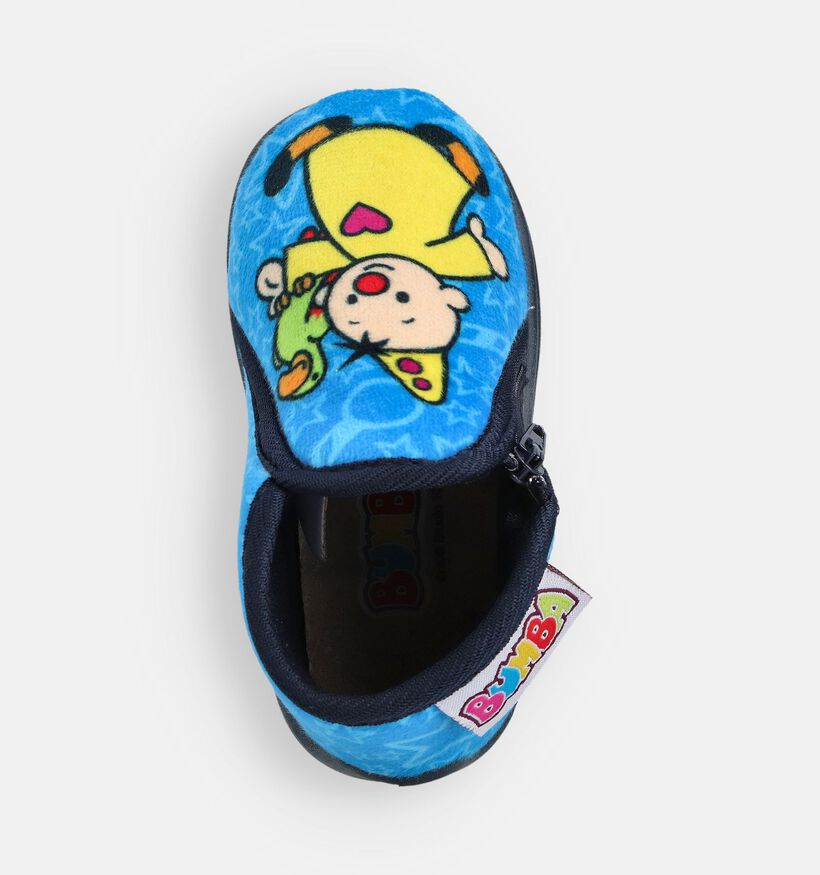Bumba Pantoufles pour b&eacute;b&eacute; en Bleu fonc&eacute; pour filles, gar&ccedil;ons (378650)