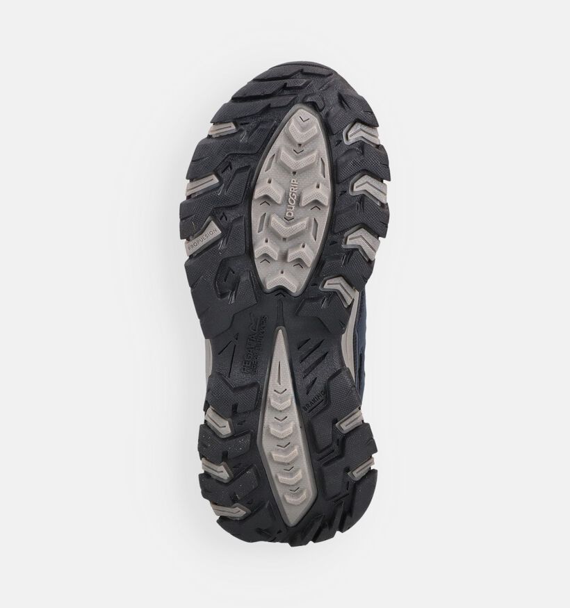 Regatta Holcombe III Blauwe/Gele Hoge Wandelschoenen voor meisjes, jongens (373137) - geschikt voor steunzolen