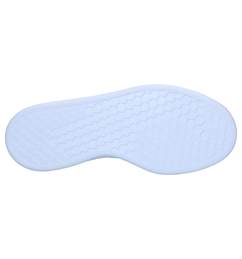 adidas Advantage Baskets en Blanc en cuir (284790)