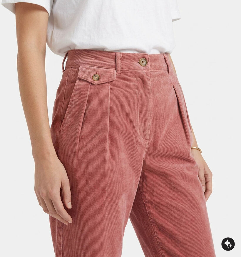 Orfeo Nora Pantalon classique en Rose pour femmes (381631)