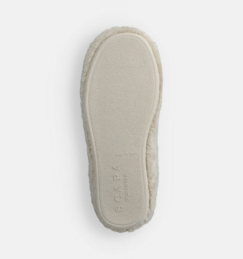 Scapa Pantoufles en Beige pour femmes (364006) - pour semelles orthopédiques
