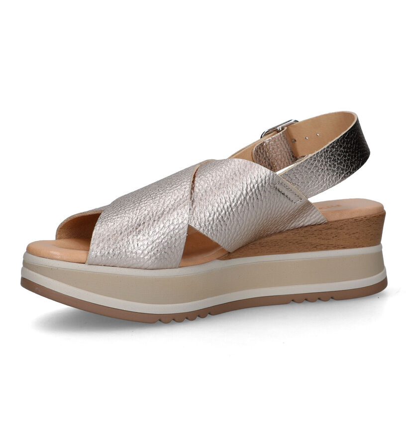 River Woods Babien Sandales en Or pour femmes (325546)