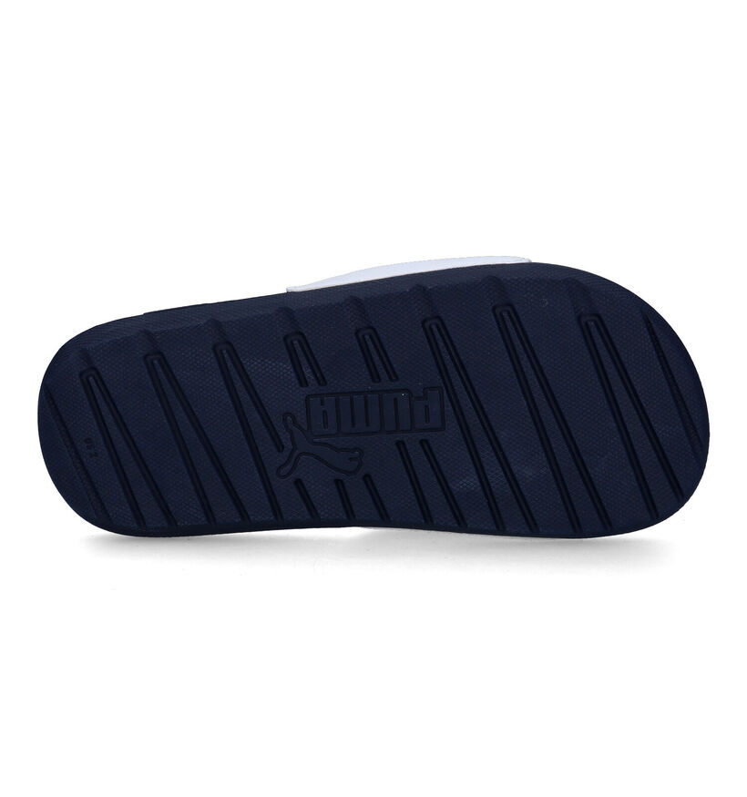 Puma Cool Cat 2.0 Blauwe Badslippers voor jongens, meisjes (350401)