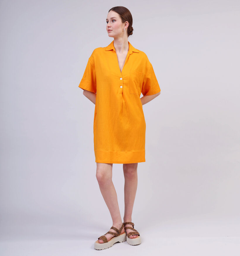 Orfeo Luca Robe courte en Orange pour femmes (359275)