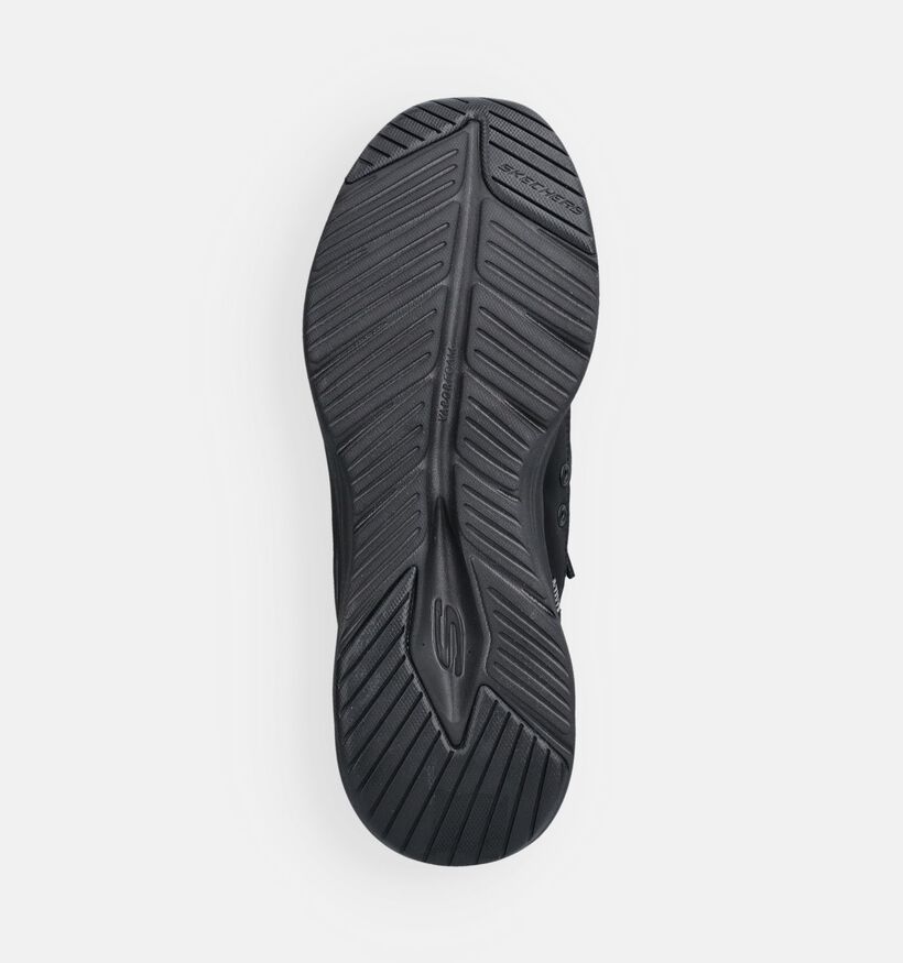 Skechers Contour Foam Baskets Slip-in en Noir pour femmes (368709) - pour semelles orthop&eacute;diques