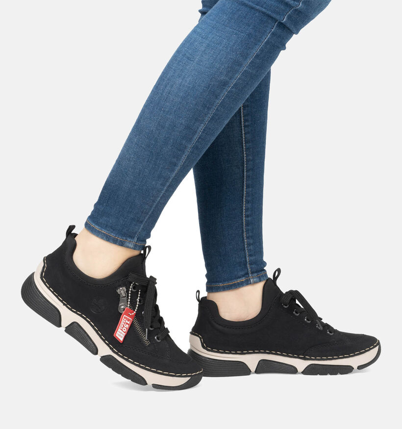Rieker Baskets casual en Noir pour femmes (347457)