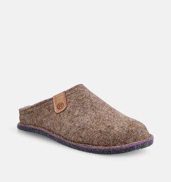 Rohde Pantoffels Bruin/Beige