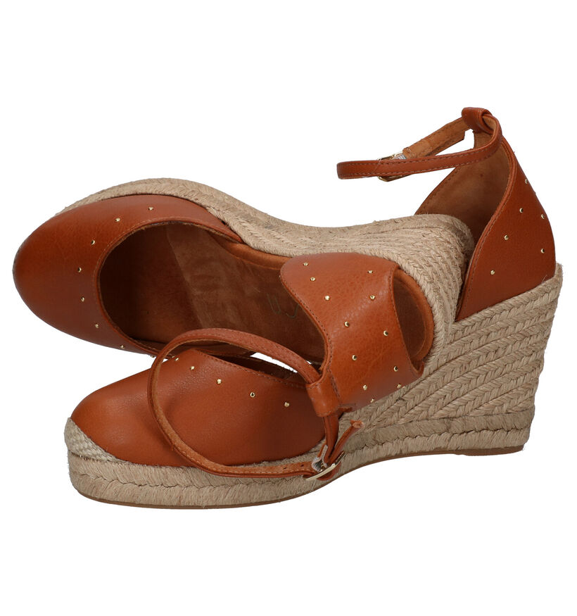 Unisa Cosme Sandales en Cognac en cuir (291038)