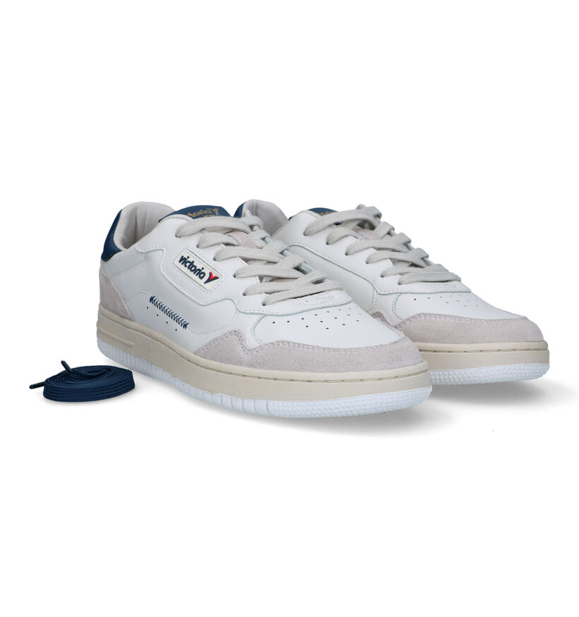 Victoria Classic Retro Baskets en Blanc pour hommes (322355) - pour semelles orthopédiques