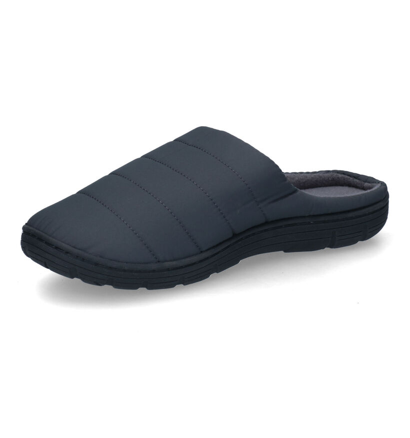 BBS Pantoufles ouvertes en Noir en textile (331482)