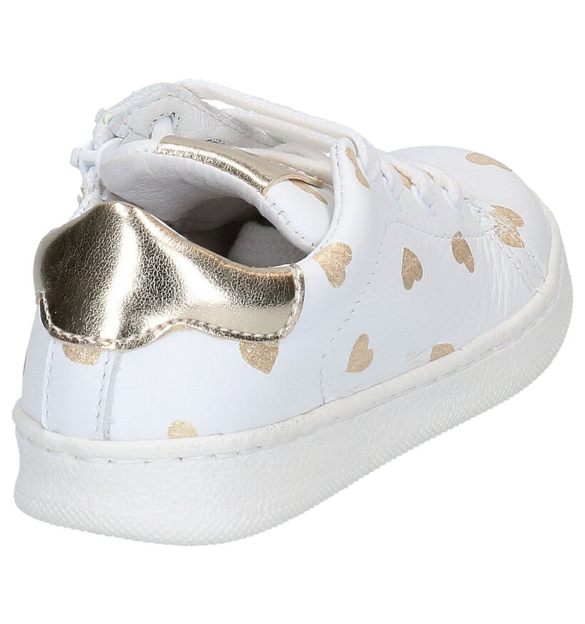 Clic! Baskets basses en Blanc en cuir (270506)