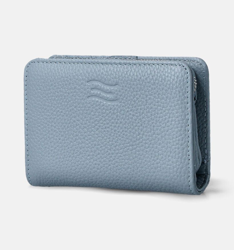 Crinkles Porte-monnaie zippé en Bleu pour femmes (358084)