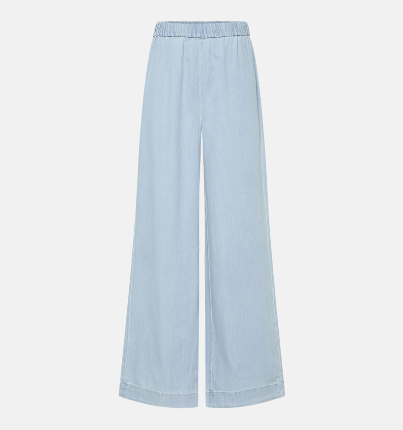 Pieces Smidi Blauwe Wijde Broek voor dames (352459)