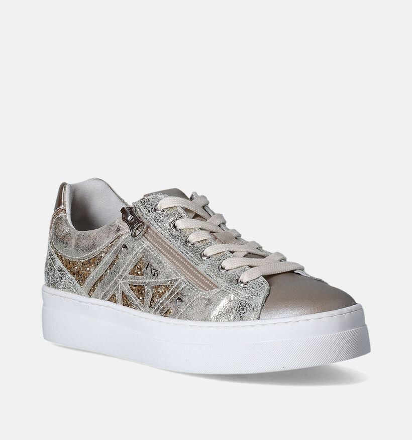 NeroGiardini Gouden Sneakers voor dames (355974) - geschikt voor steunzolen