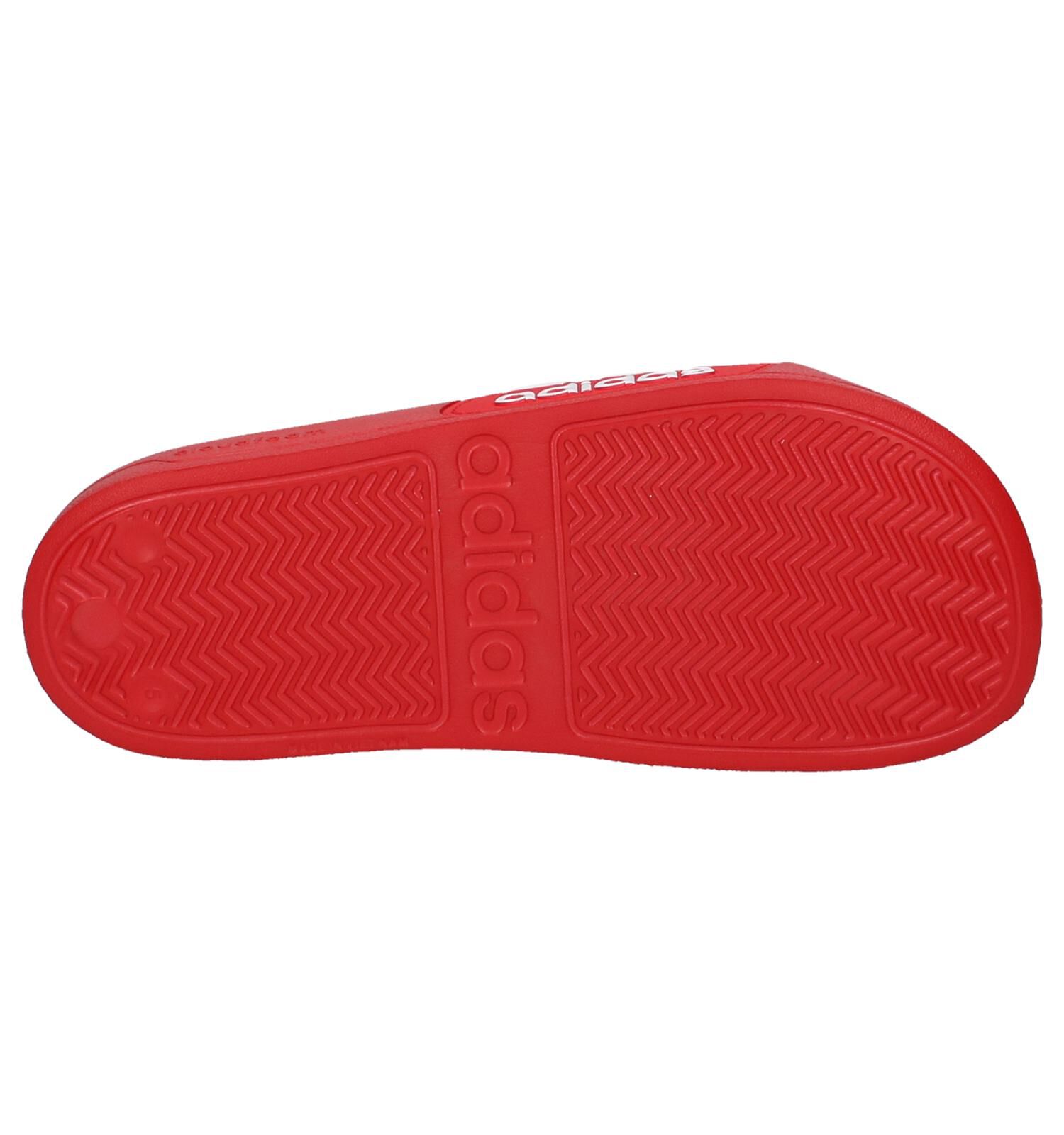 adidas Cloudfoam Adilette Rode Badslippers Dames Slippers Online op TORFS.BE