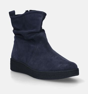 Solemade Bottines Cognac/Bleu/Gris