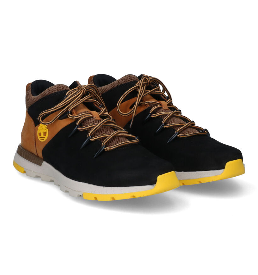 Timberland Sprint Trekker Mid Zwarte Bottines voor heren (344956) - geschikt voor steunzolen