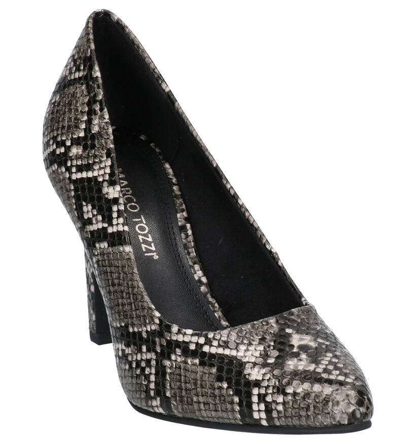 Marco Tozzi Grijze Pumps in kunstleer (257224)