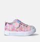 Skechers Twinkle Sparks Underwater Magic Baskets en Rose pour filles (352304)