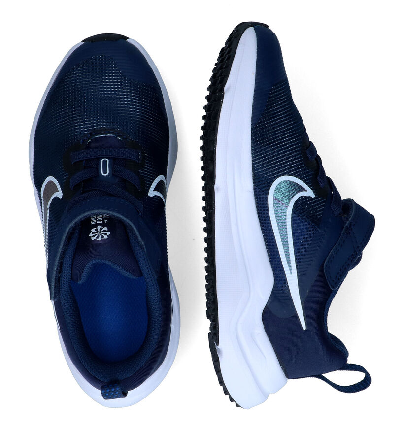 Nike Downshifter 12 PS Blauwe Sneakers in stof (316302)
