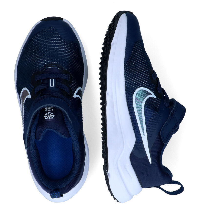 Nike Downshifter 12 PS Baskets en Bleu pour filles, garçons (316302) - pour semelles orthopédiques